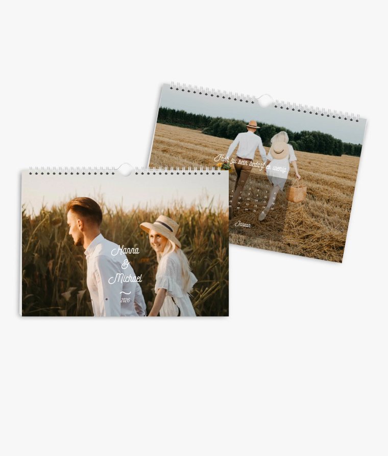 Wandkalender Love & Peace