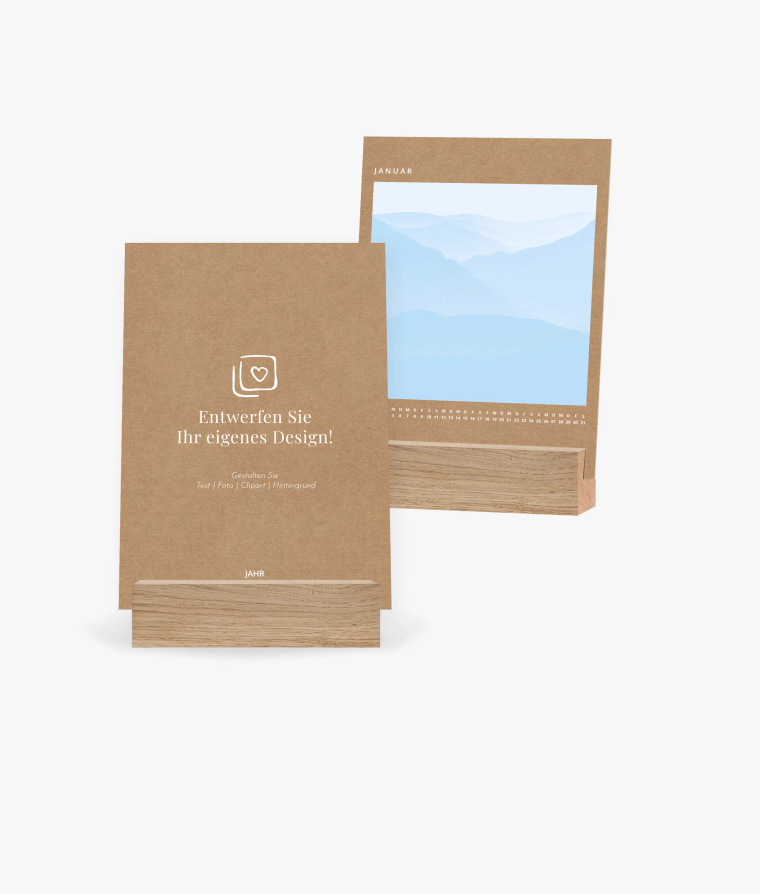 Tischkalender Blanko · Vintage