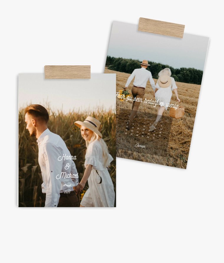 Wandkalender Love & Peace