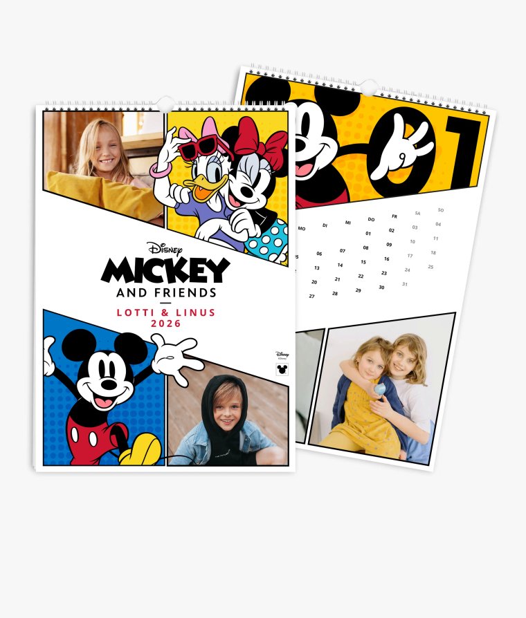 Wandkalender Micky & Freunde · Comic Strip