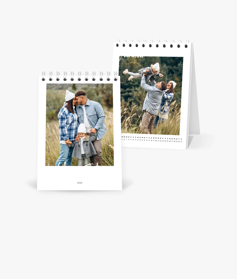 Tischkalender Golden Brush