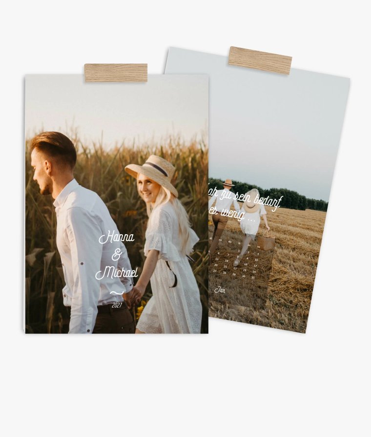 Wandkalender Love & Peace