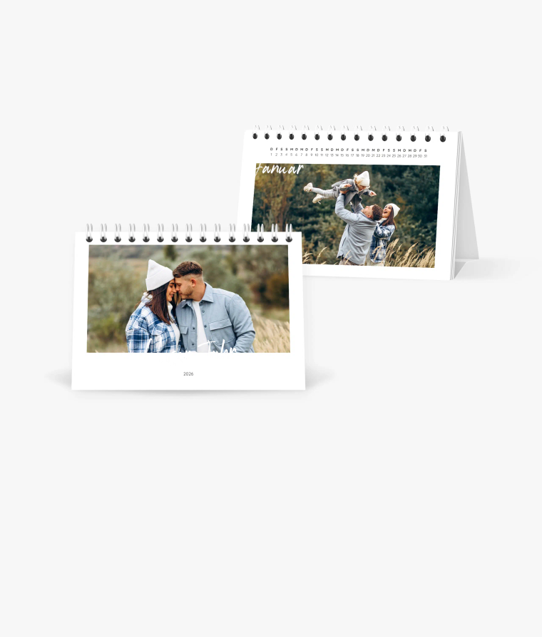 Tischkalender Golden Brush