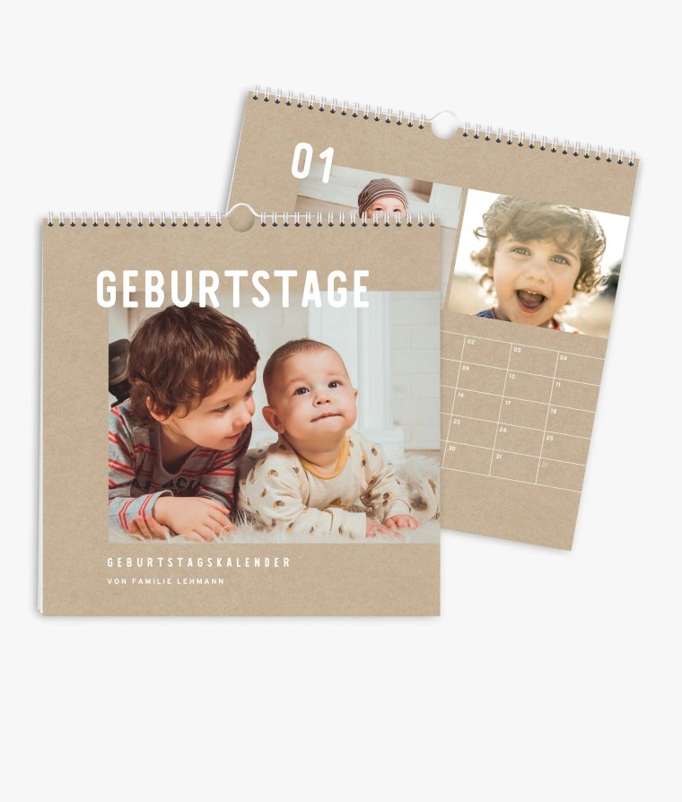 Terminkalender Our Journey · Geburtstagskalender