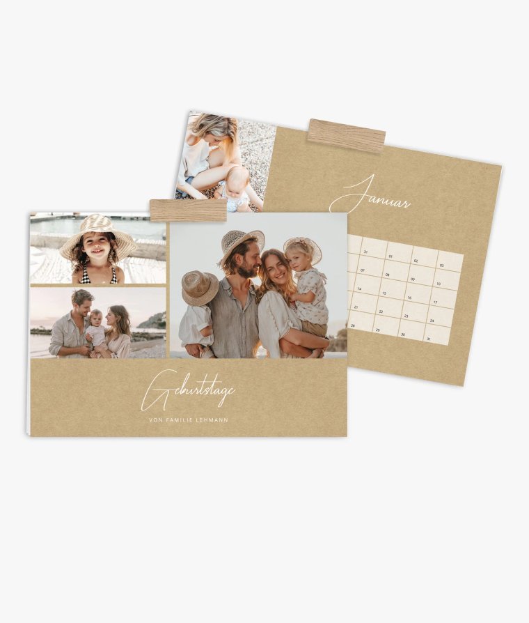 Terminkalender Everyday Elegance · Geburtstagskalender