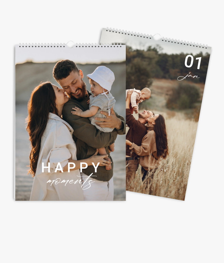 Wandkalender Always Happy · Alljahreskalender