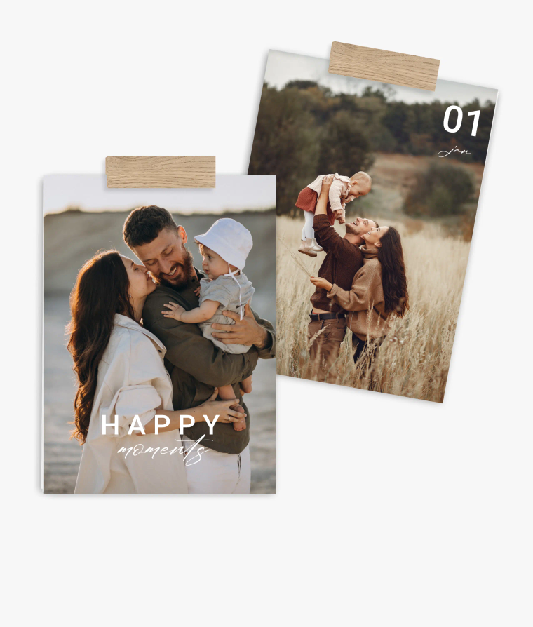 Wandkalender Always Happy · Alljahreskalender