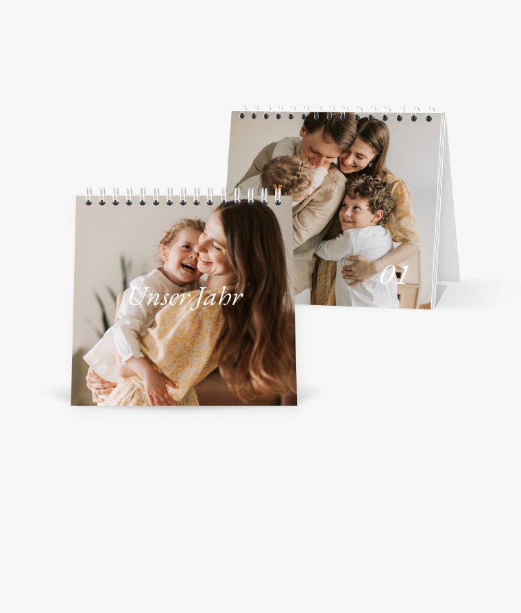 Tischkalender We are Family · Alljahreskalender