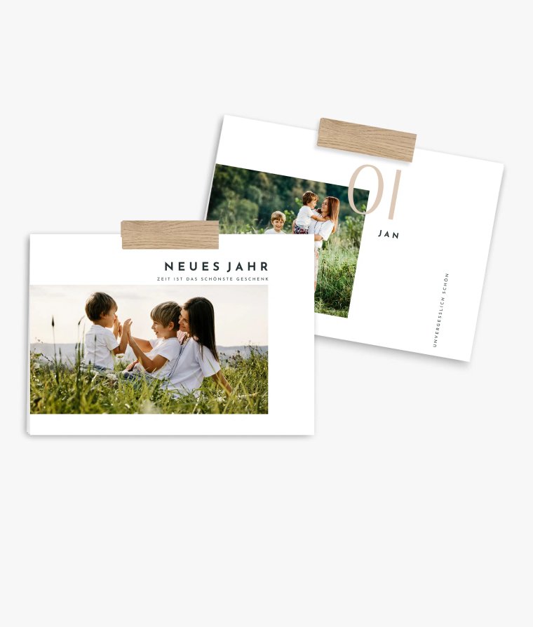 Wandkalender Zeitlos · Alljahreskalender