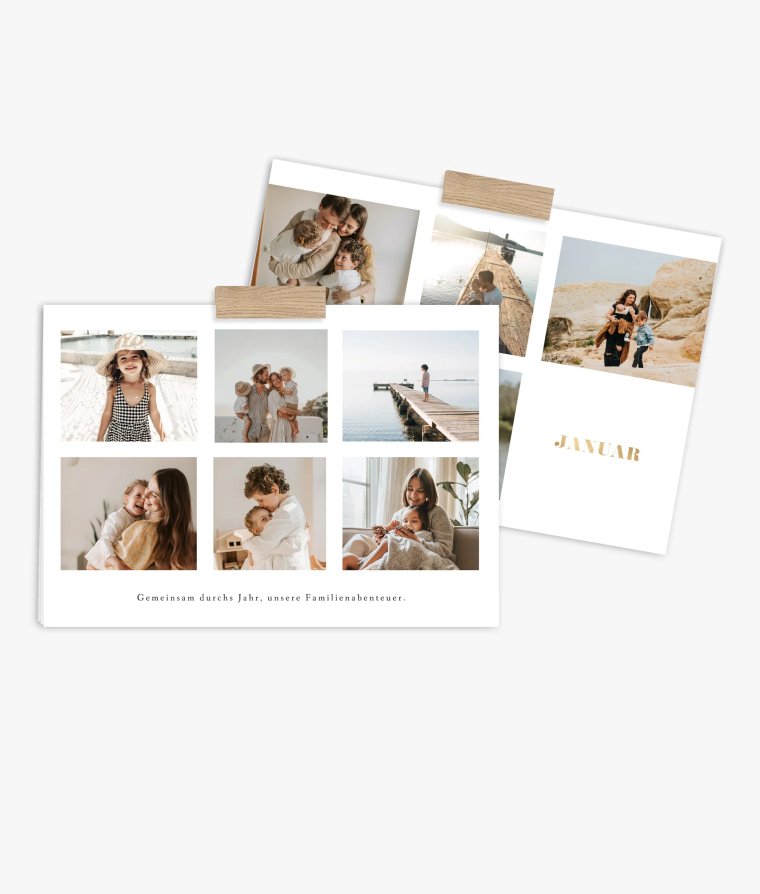 Wandkalender Golden Year · Alljahreskalender