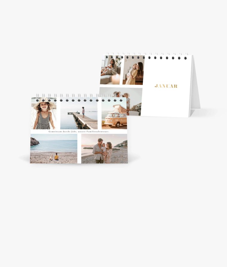 Tischkalender Golden Year · Alljahreskalender