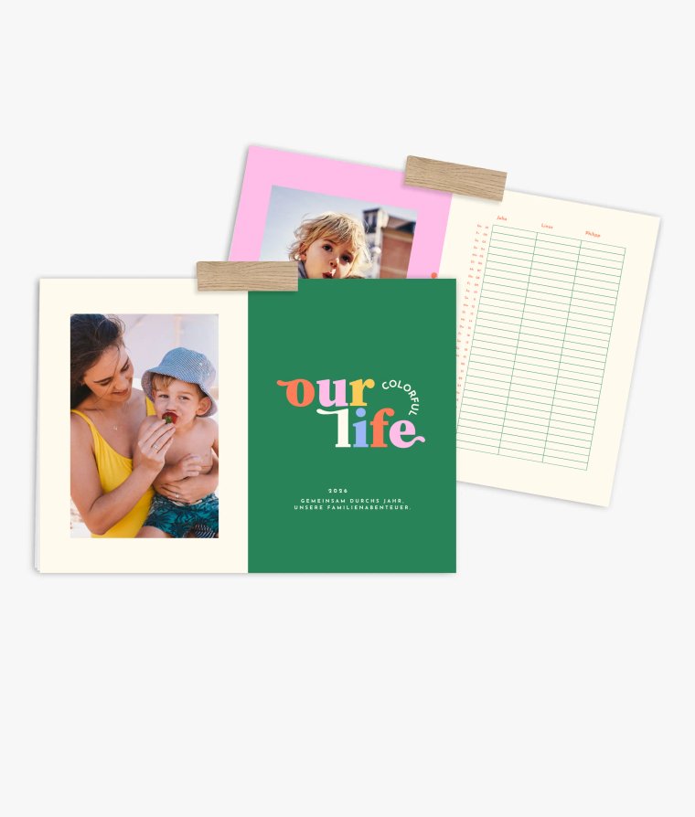 Familienplaner Colorful Life