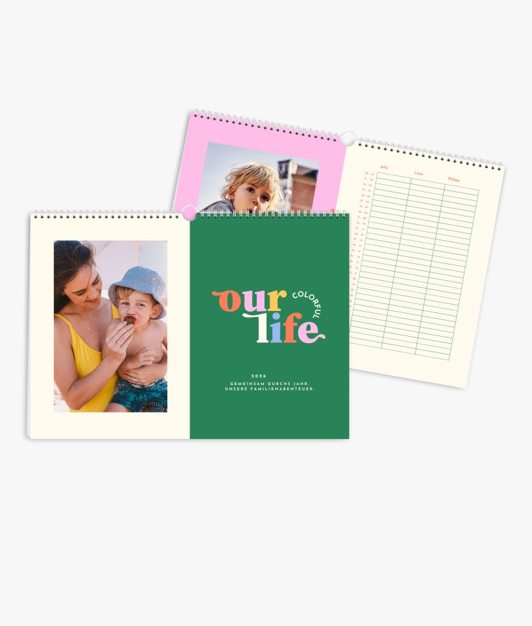 Familienplaner Colorful Life