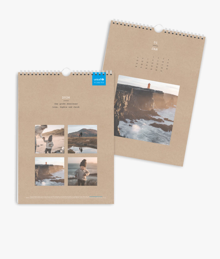 Wandkalender Clean Crafty · UNICEF