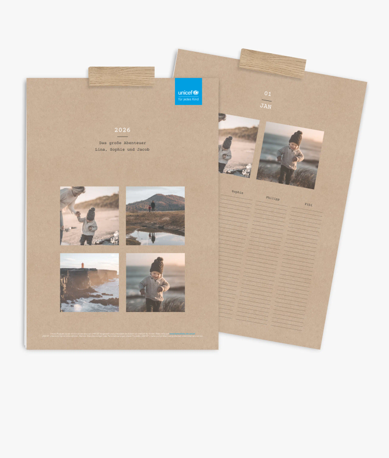 Familienplaner Clean Crafty · UNICEF