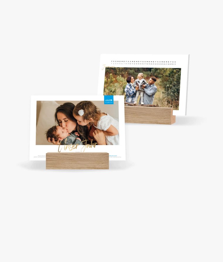 Tischkalender Golden Brush · UNICEF
