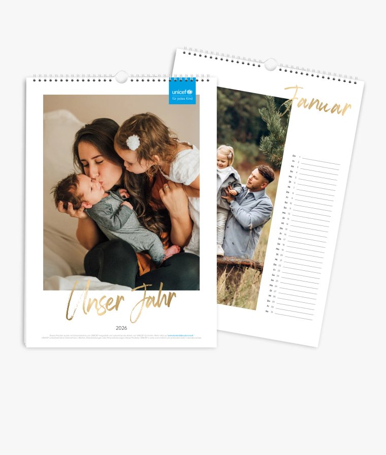 Terminkalender Golden Brush · UNICEF