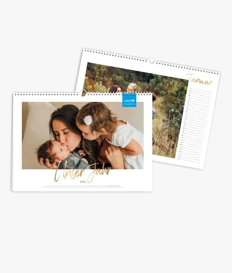 Terminkalender Golden Brush · UNICEF