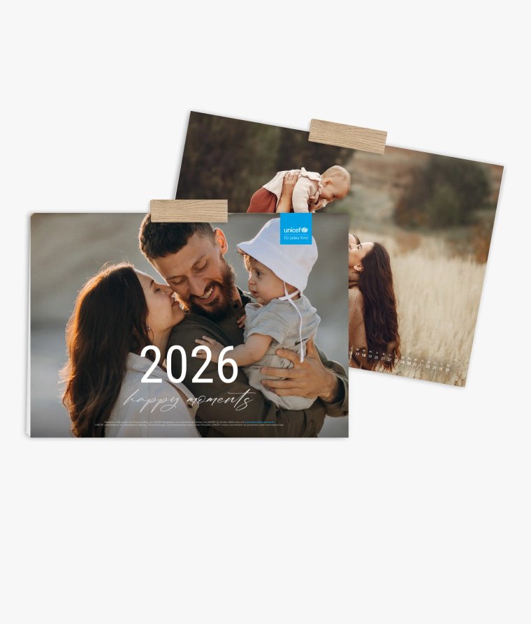 Wandkalender Happy Life · UNICEF