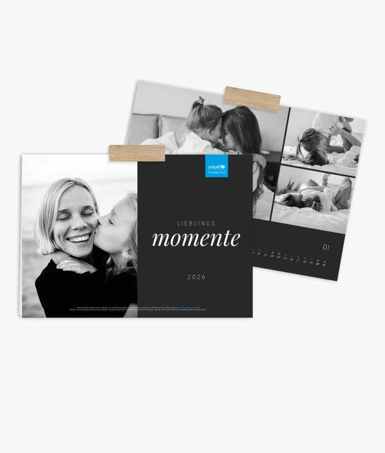 Wandkalender Noir Essence · UNICEF
