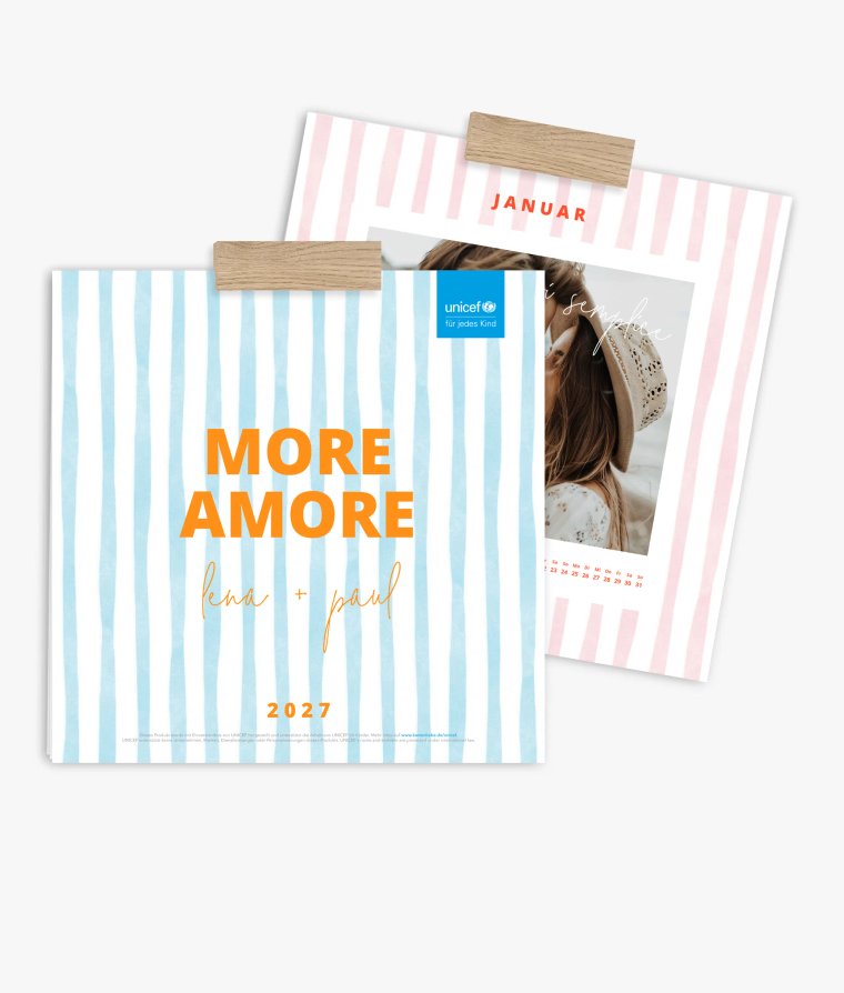 Wandkalender Streifen · UNICEF
