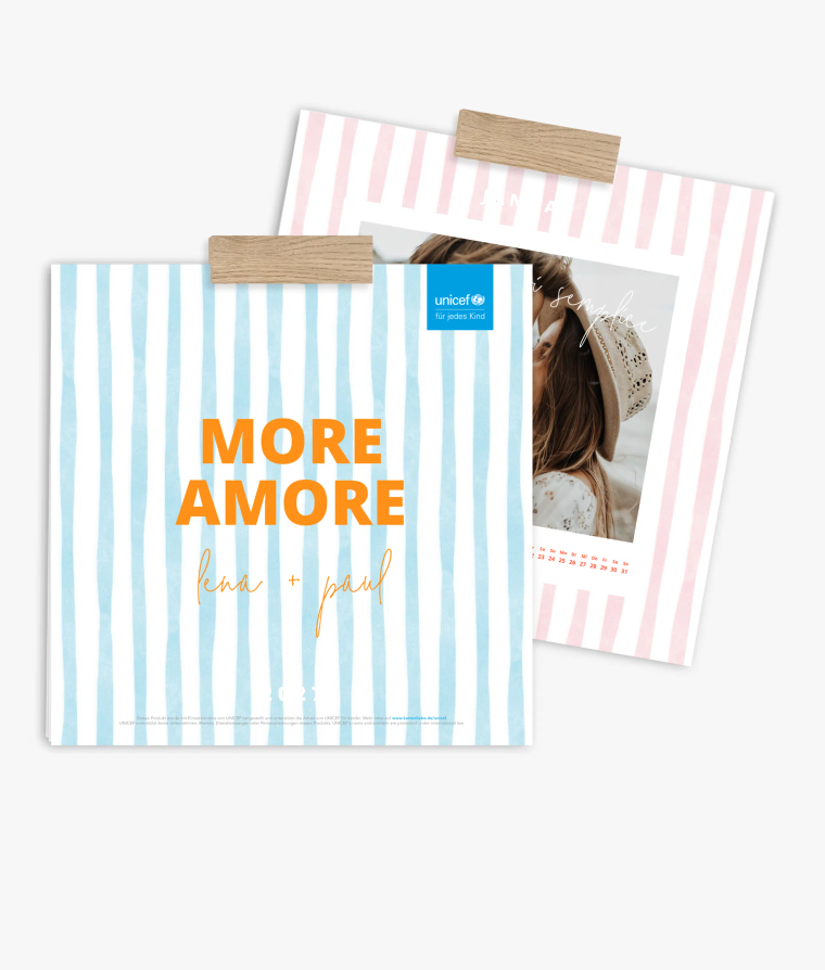 Wandkalender Streifen · UNICEF