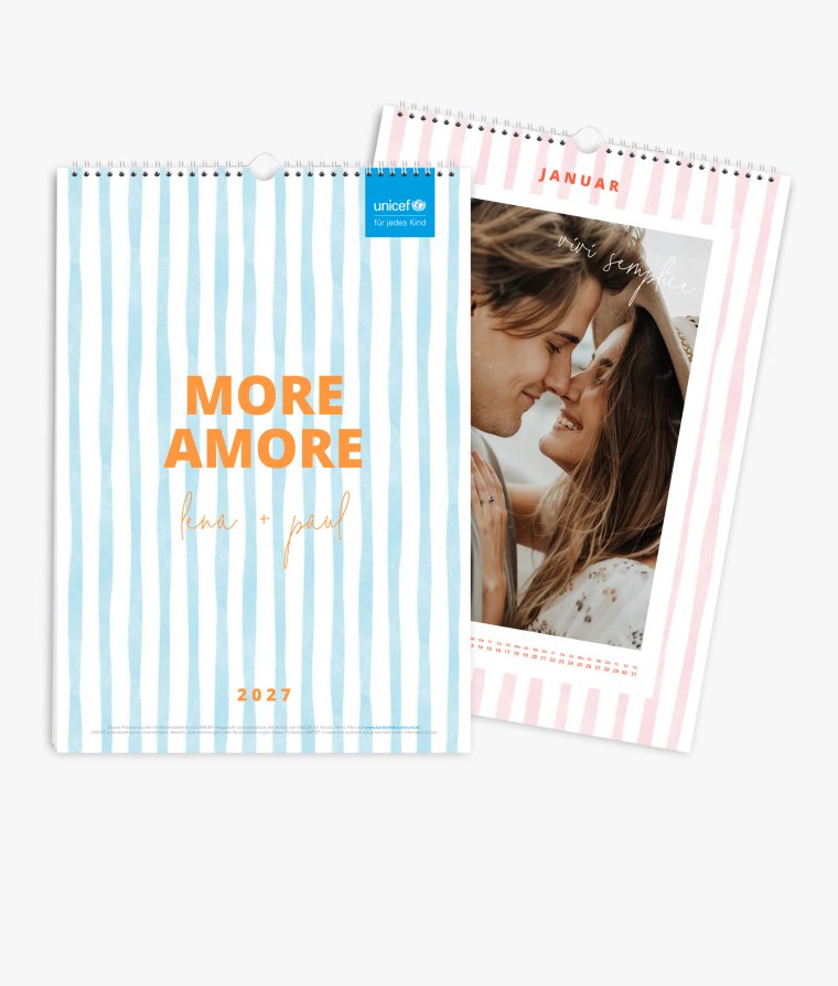 Wandkalender Streifen · UNICEF
