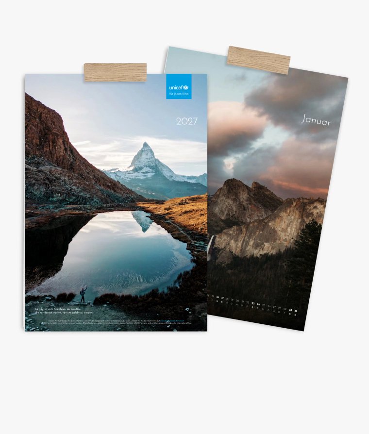 Wandkalender Landscapes · UNICEF