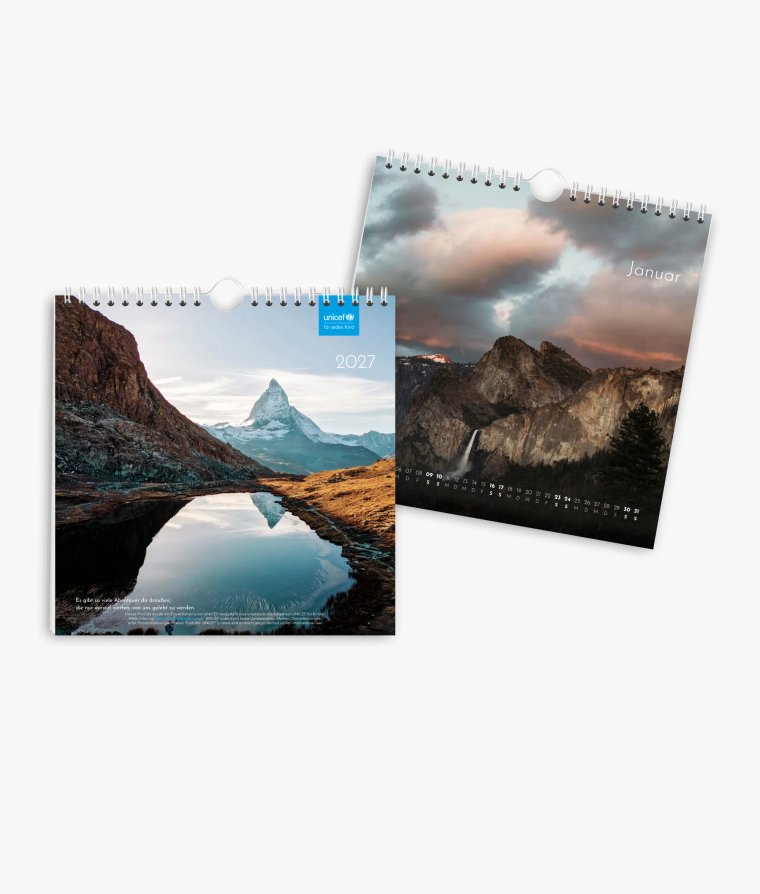 Wandkalender Landscapes · UNICEF