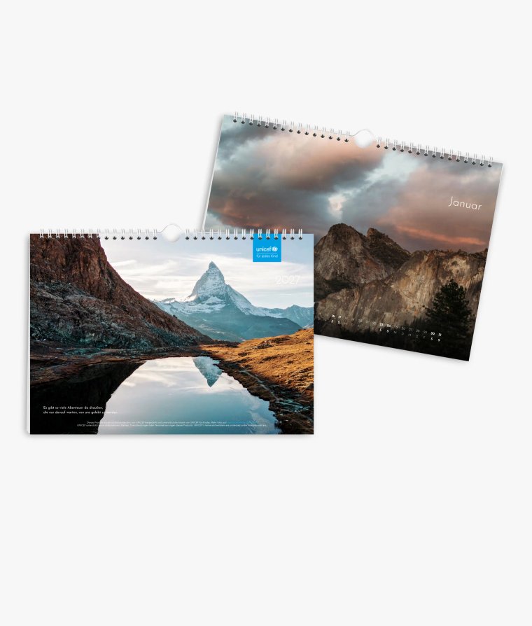 Wandkalender Landscapes · UNICEF