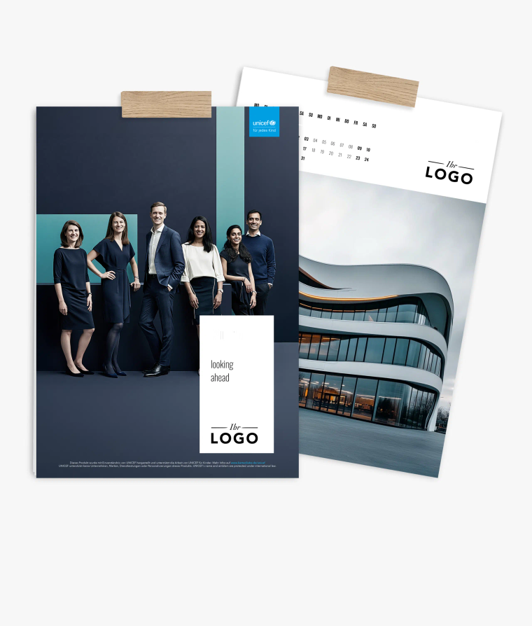 Wandkalender Black and White · Geschäftlich · UNICEF