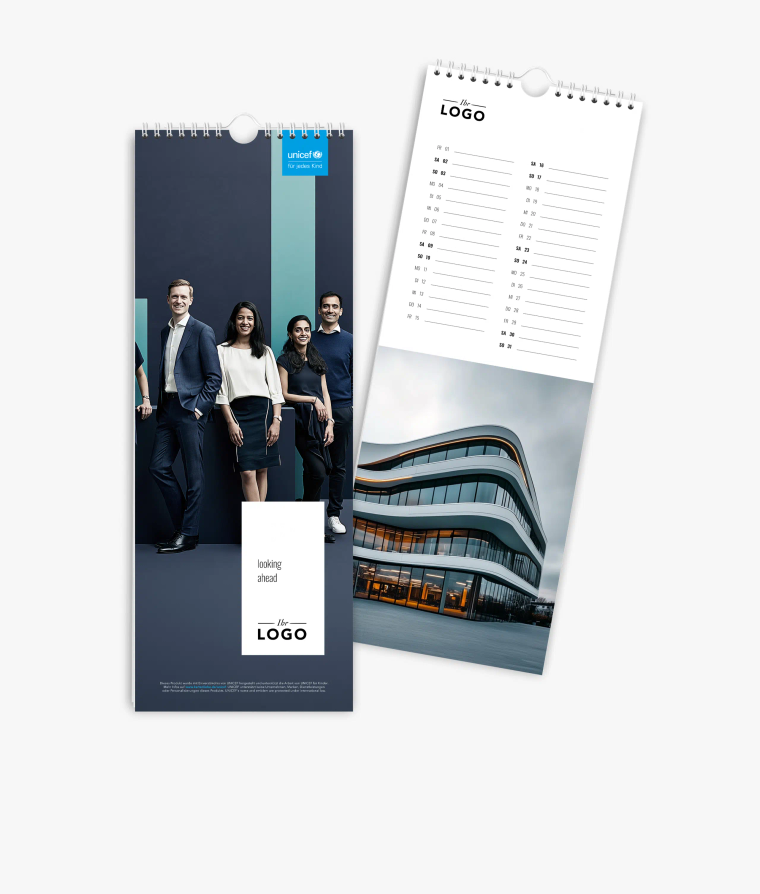 Küchenkalender Black and White · Geschäftlich · UNICEF
