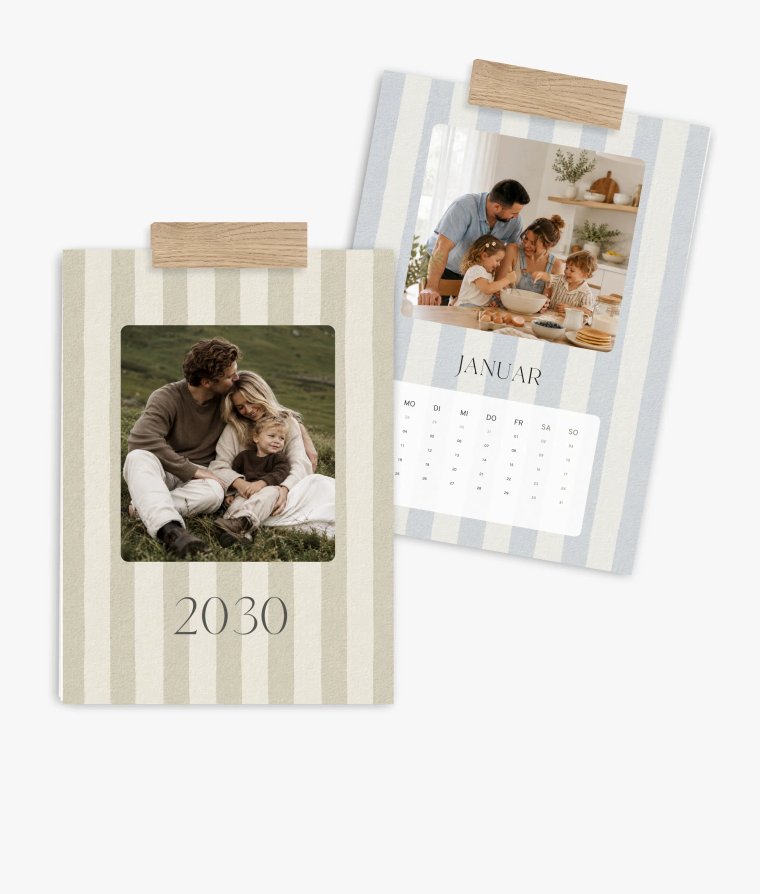 Wandkalender Calm Stripes