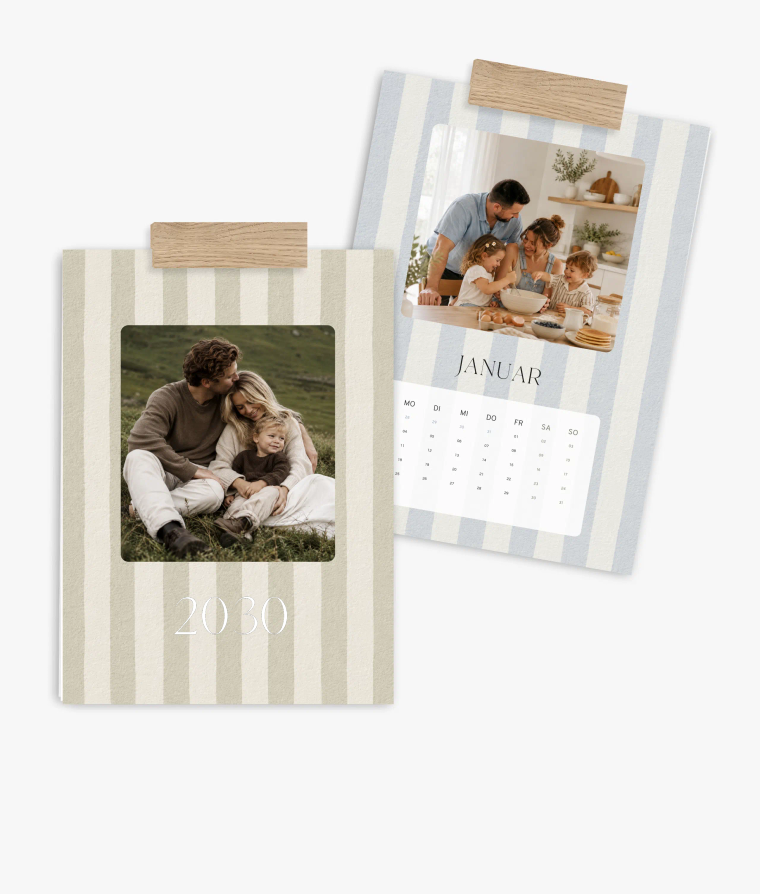 Wandkalender Calm Stripes