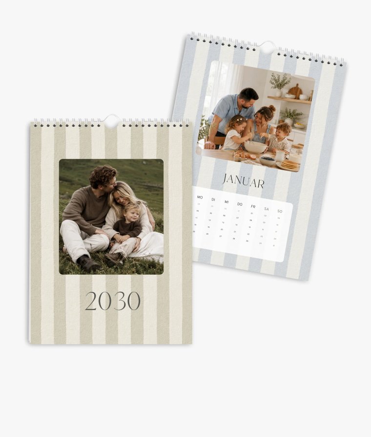 Wandkalender Calm Stripes