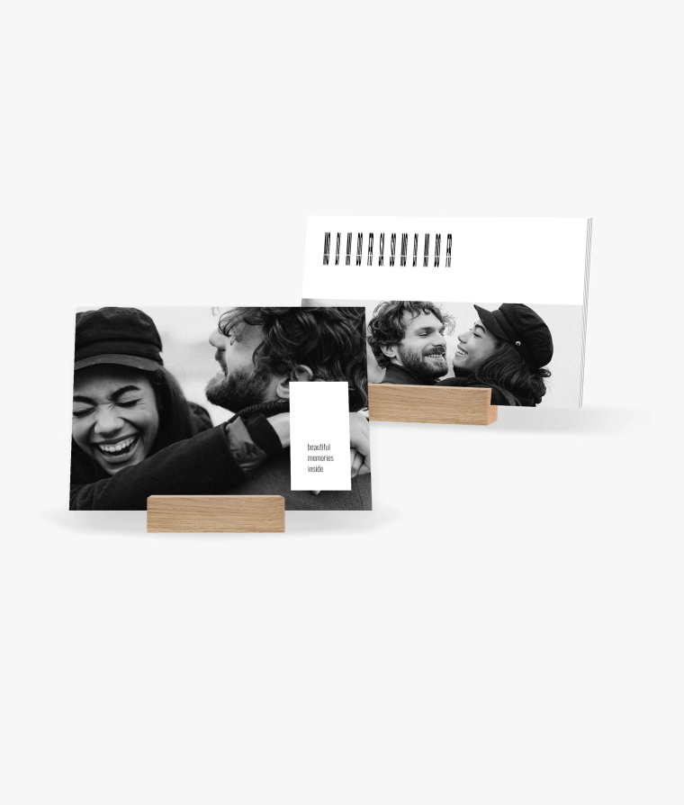 Tischkalender Black and White