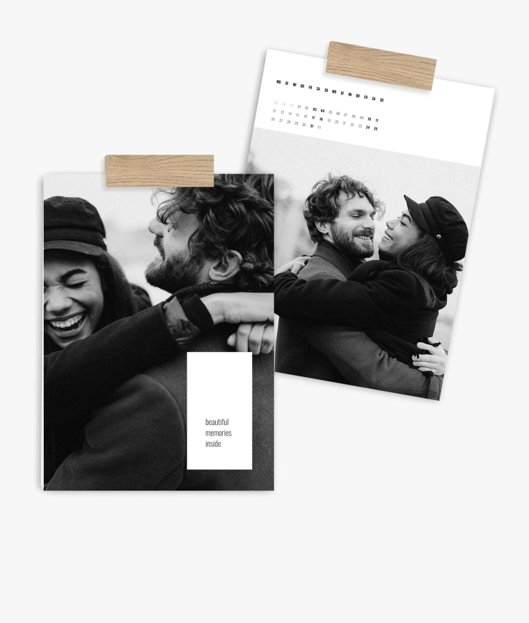 Wandkalender Black and White