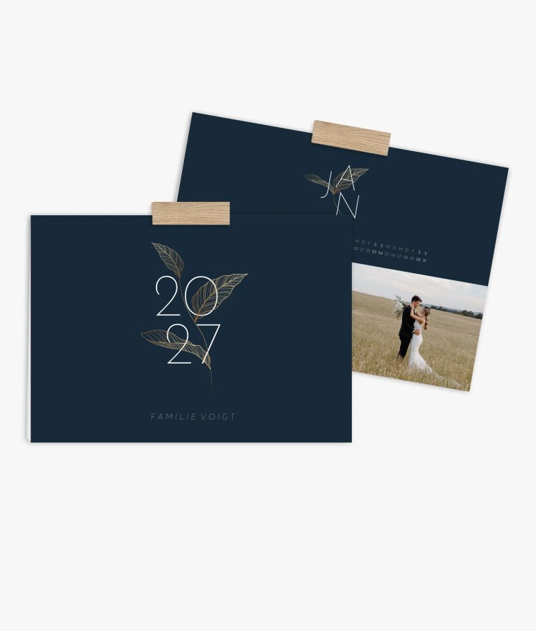 Wandkalender Golden Leave
