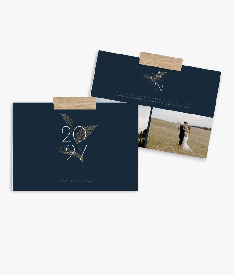 Wandkalender Golden Leave