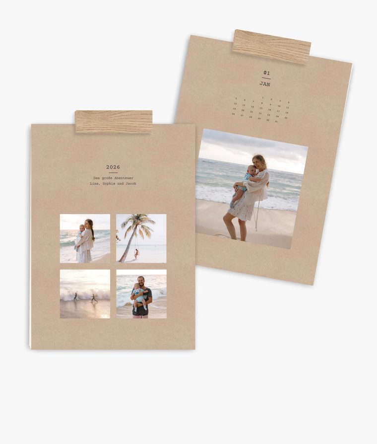 Wandkalender Clean Crafty