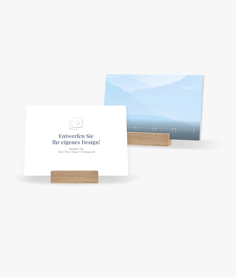 Tischkalender Dezent