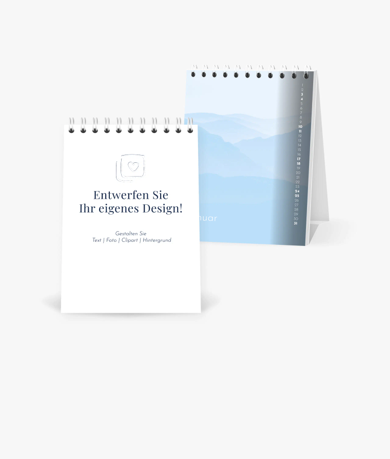 Tischkalender Dezent