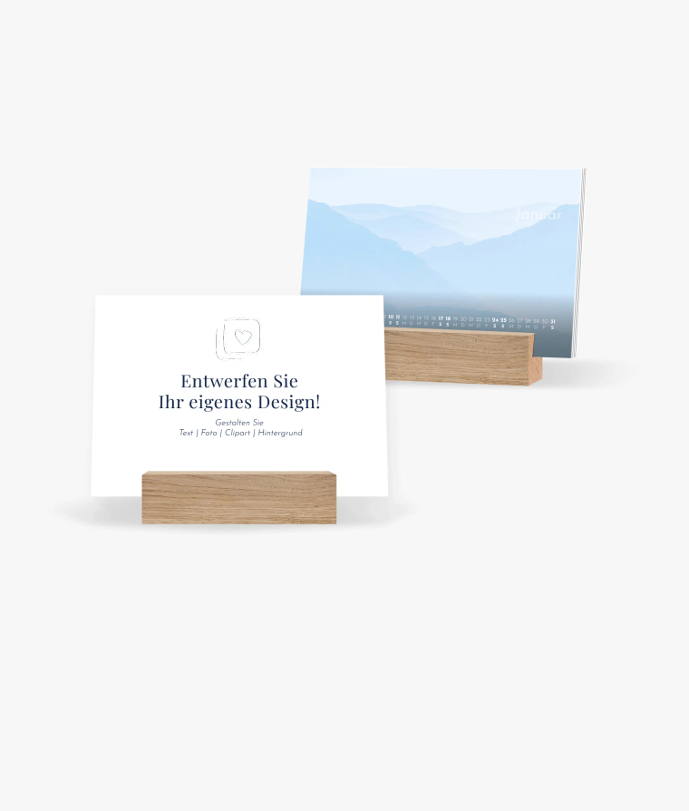 Tischkalender Dezent