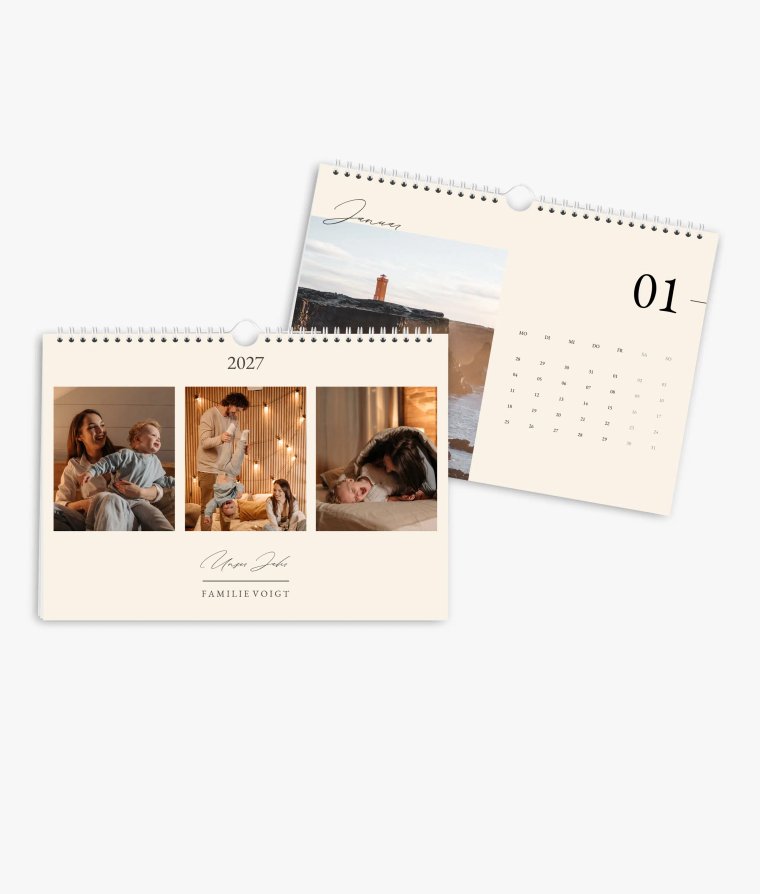 Wandkalender Golden