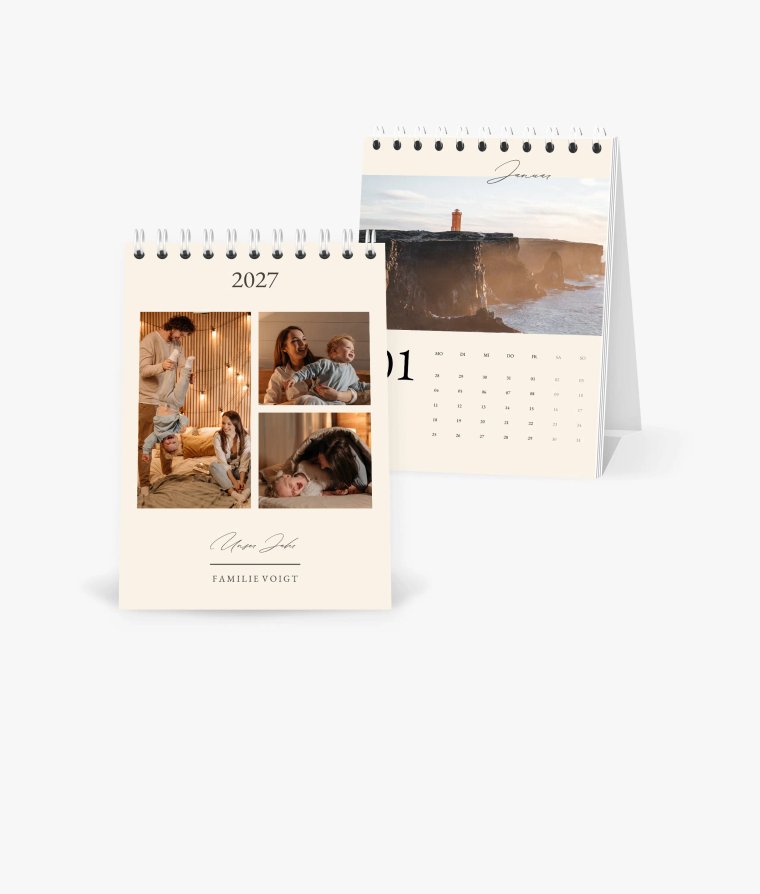 Tischkalender Golden