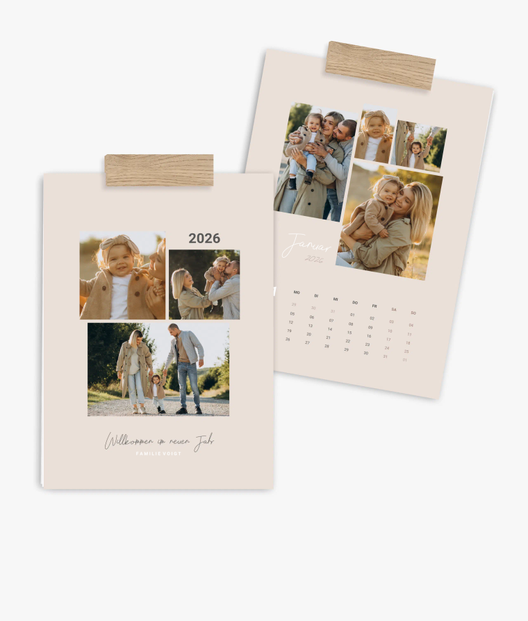 Wandkalender Decent Collage