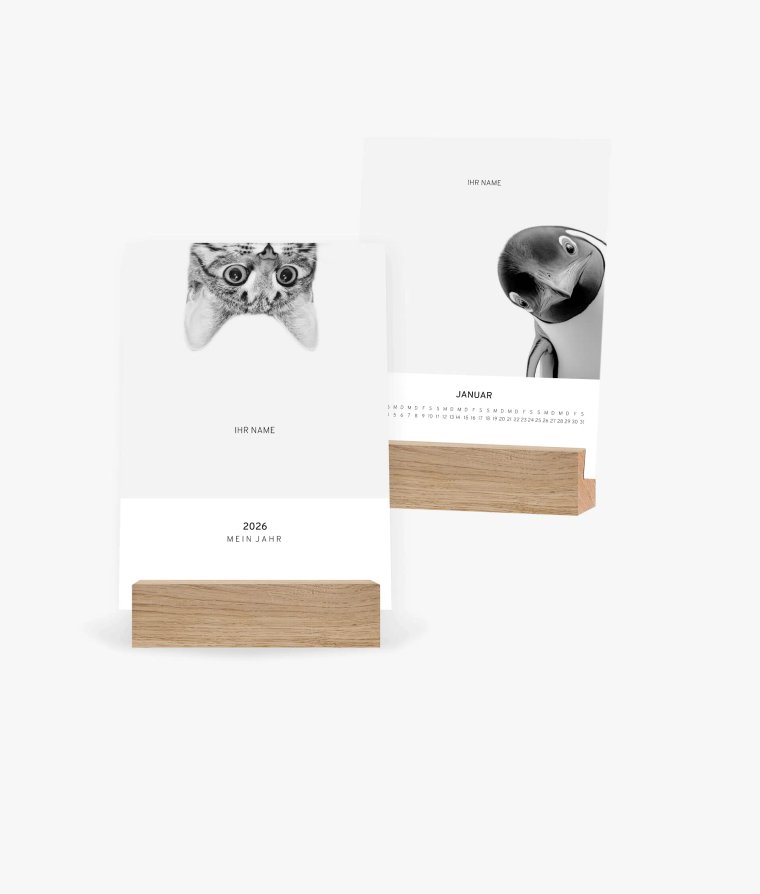 Tischkalender Tiere