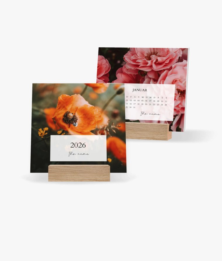 Tischkalender Blumen