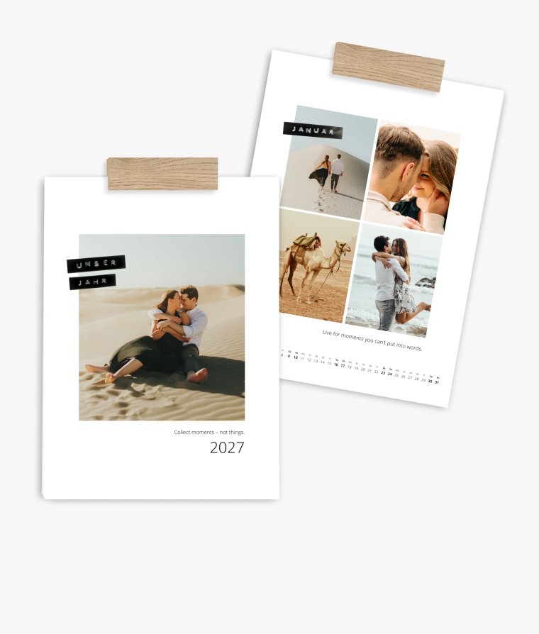 Wandkalender Modern Label