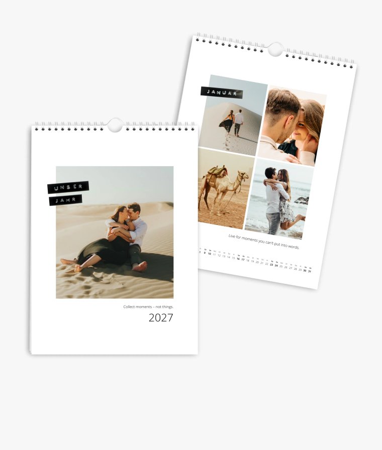 Wandkalender Modern Label